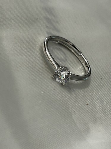 Ring silber 935 solitär - ring,