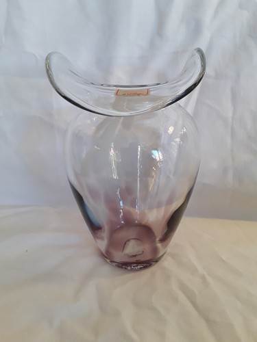 Glasvase dekor farbig - glasvase,