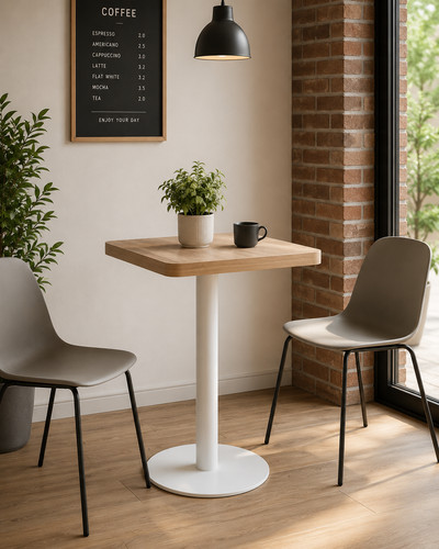Bistrotisch 50x50cm holzoptik - bistrotisch,
