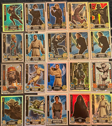 Star wars force - attax, karten