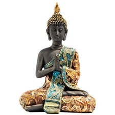 Thai Buddha Figur Statue Budda Feng Shui Buddhismus Thailand Indien Ornamen S2X8