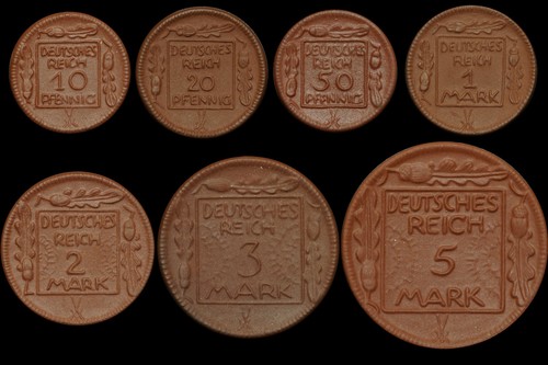 Notgeld pfennig bis 5 mark - notgeld:,