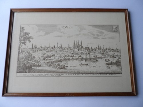 Speyer kupferstich rahmen - kupferstich,