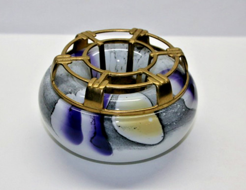 Kunstglas stövchen mit - mit, metall