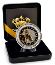 1 OZ Silber UK British Lion 2025 Gold Black Empire Edition