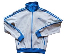 Adidas Originals Beckenbauer Vintage Retro Jacke Track Top RARE weiß blau M