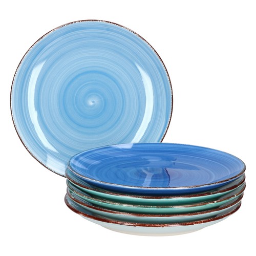 6tlg kuchentellerset blue - kuchentellerset,