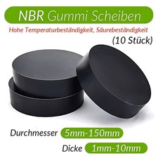 NBR Gummi Scheiben Schwarz