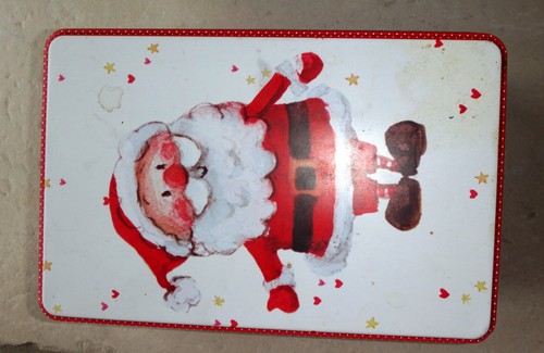 Blechdose weihnachtsmann - blechdose, weihnachtsmann-