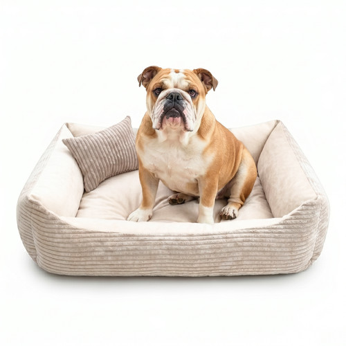 Molly hundebett aus cord - hundebett,