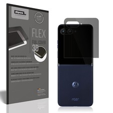 Full Cover Privacy Blickschutzfolie für Motorola razr50 Ultra Aussenseite Folie