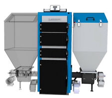 Pelletkessel Kombikessel Heizkessel  MDP 20L Pellets Kohle Holz Modulierend 7-20