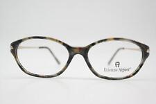 Vintage Brille Aigner EA 30 Mehrfarbig Gold Oval Brillengestell eyeglasses