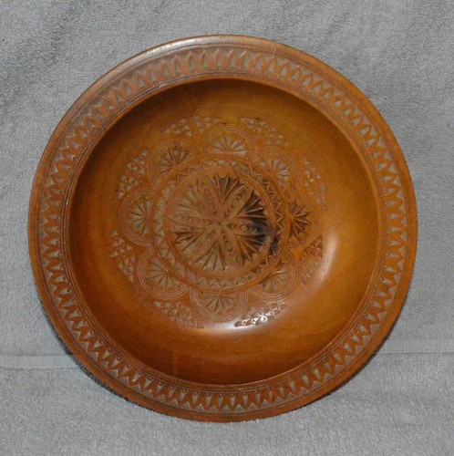 Vintage holz schale holzschale - holz,