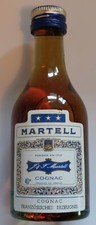 MARTELL - Cognac - Spirituosen-Miniatur - 40 Vol% - 4 cl - über 50 Jahre alt !