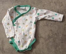 Baby Langarm Wickelbody in Gr