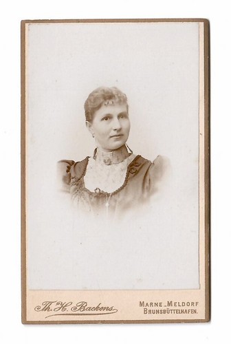 8838 cdv damenporträt marne - cdv, *