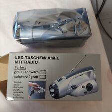 LED Taschenlampe mit Radio OPEN AIR-Kurbelaufladung-neu-nur für Fotos ausgepackt