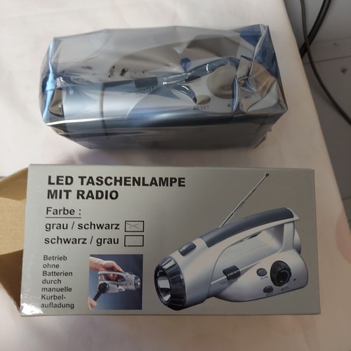 Led taschenlampe mit radio - mit,