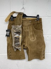 Echtes Leder Shorts Leder