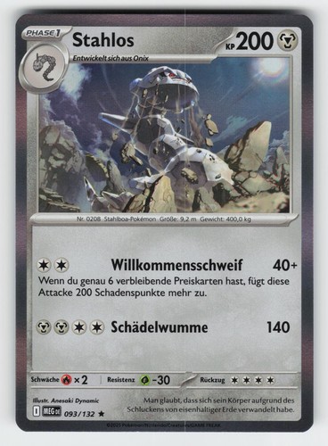 Stahlos 093 132 rare mega - stahlos,