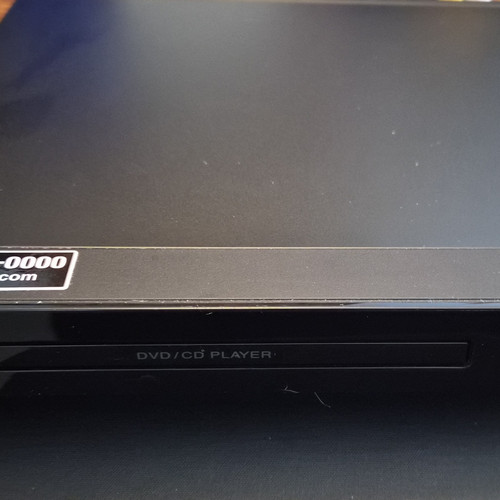 Black dvd player unit - black,