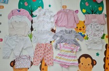 18er Set Babykleidung Hose Body Schlafanzug Langarmshirt Gr. 62 68 74