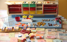 Kaufmannsladen DDR 60er Jahre Gipsgemüse Geldscheine Waage Konsum HO G