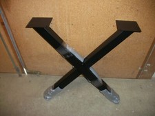 Tischgestell Tischkufe Tischbein X-Form Breite 69,5cm Höhe 72cm