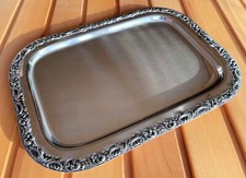 ORIGINAL WMF BRATEN- UND SERVIERPLATTE  *** WMF VINTAGE BAROQUE CROMARGAN ® ***