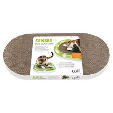 Catit Senses 2.0 Oval Scratcher 24,5x49cm Kratzbrett für Katzen mit Katzenminze