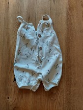 Topomini Overall Einteiler Unisex, Gr. 62, Blümchen Beige