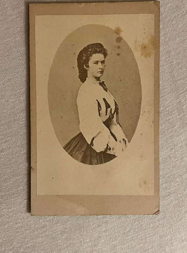 Cdv foto kaiserin - cdv, elisabeth