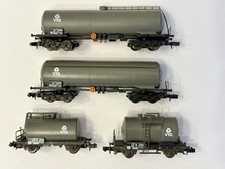 4er Set  Arnold 0216 Kesselwagen VTG grau DB Sonderserie Güterwagen