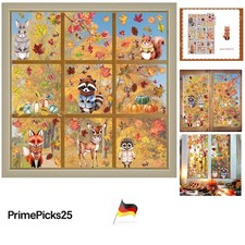 Fensterbilder Herbst 9er Set
