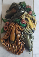 Afghan Hound  UNIKAT  Porzellanfigur Hund Afghane Windhund  Flachbild  by Connie