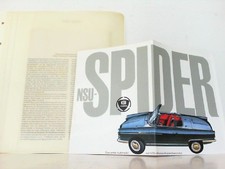 NSU Spider. Debüt des