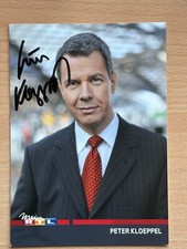 Peter Kloppel RTL Autogrammkarte original signiert #8312