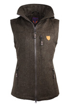 HUBERTUS Damen-Lodenweste PASSAU - dunkelbraun