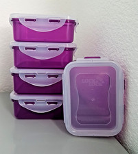 5  Lock und Lock 350 ml Frischhaltedosen  Vorrats-Dosen, Lila