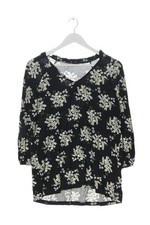 ME & I Longsleeve Damen Shirt Gr. DE 40 schwarz-wollweiß-grün Casual-Look