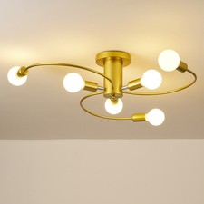 Deckenleuchte Industrial Gold