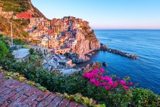 Wandbild: City Manarola in