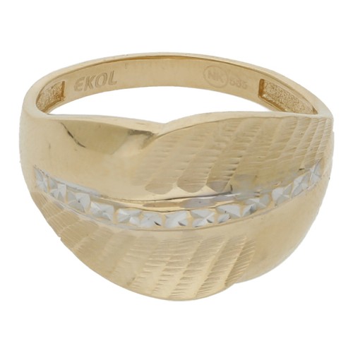 Ring 585 gelb weißgold - ring, k