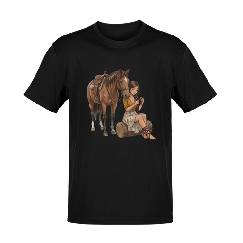 Shirt mädchen pferd - t-shirt,