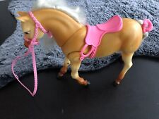 Barbie-Pferd Tawny Mattel J9488 läuft wiehert Zubehör Sammler Vintage Sammler