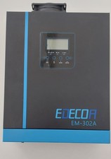 EDECOA 3000W 24V Solar Wechselrichter Hybrid Reinen Sinus MPPT 80A 55-450VDC