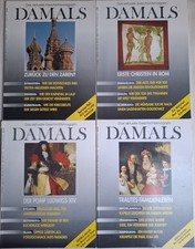 "Damals" Zeitschrift für Geschichte; vier Hefte 1993