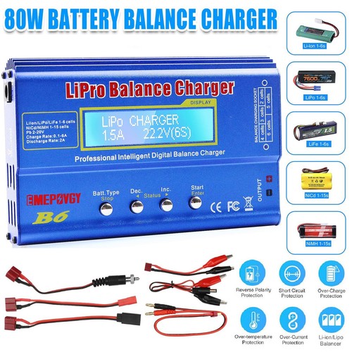 Balance lipo ladegerät lcd - b6,