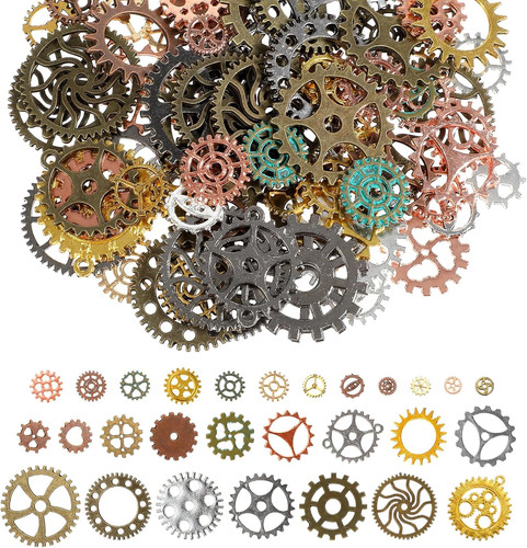 70pcs steampunk zahnrad - 70pcs,